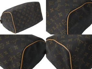 LOUIS VUITTON ルイヴィトン ハンドバッグ スピーディ25 ブラウン モノグラム M41528 美品 中古 60616