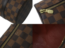 Load image into Gallery viewer, LOUIS VUITTON ルイヴィトン ハンドバッグ ブラウン ドラム型 筒状 ダミエ パピヨン26 N51304 美品 中古 60617
