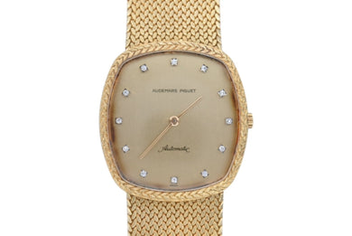 AUDEMARS PIGUET オーデマピゲ コブラ 腕時計 重量約85.2g 金無垢 750刻印 K18YG 12PD 自動巻き ゴールド文字盤 美品 中古 4b006062 
