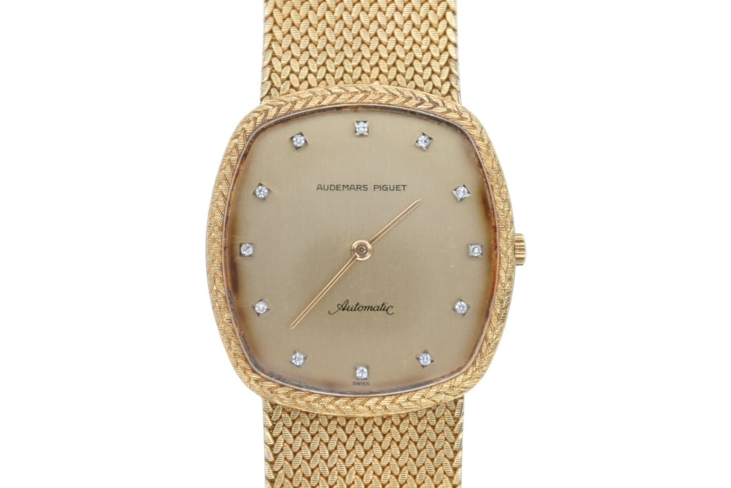 AUDEMARS PIGUET オーデマピゲ コブラ 腕時計 重量約85.2g 金無垢 750刻印 K18YG 12PD 自動巻き ゴールド文字盤 美品 中古 4b006062 