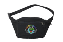 Load image into Gallery viewer, BALENCIAGA バレンシアガ ウエストバッグ ボディバッグ YOU ARE THE WORLD ブラック ナイロン 482389 美品 中古 60637