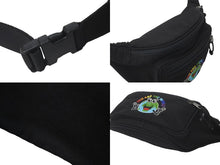 Load image into Gallery viewer, BALENCIAGA バレンシアガ ウエストバッグ ボディバッグ YOU ARE THE WORLD ブラック ナイロン 482389 美品 中古 60637