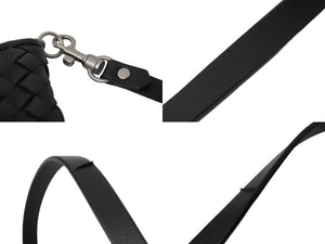 BOTTEGAVENETA ボッテガヴェネタ ショルダーバッグ カバ ハイテクポーチ イントレチャート 567161 シルバー金具 美品 中古 60638