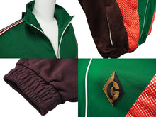 Load image into Gallery viewer, 新品同様品 GUCCI グッチ トラックジャケット ブルゾン 587372 ポリエステル マルチカラー ワッペン シルバー XS メンズ 中古 60647