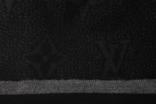 Load image into Gallery viewer, 極美品 LOUIS VUITTON ルイヴィトン ニット帽 ビーニー マイモノグラムエクリプス M73469 ブラック グレー ウール 中古 60649