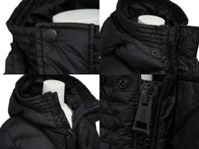 画像をギャラリービューアに読み込む, MONCLER モンクレール BASILE GIUBBOTTO ダウンジャケット サイズ4 ブラック 420914196105 53329 美品 中古 60650