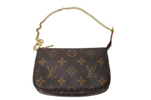 Load image into Gallery viewer, LOUIS VUITTON ルイヴィトン ポーチ ミニ ポシェット アクセソワール モノグラムキャンバス M58009 ゴールド金具 美品 中古 60660