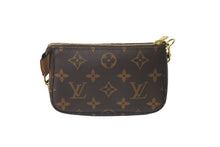 Load image into Gallery viewer, LOUIS VUITTON ルイヴィトン ポーチ ミニ ポシェット アクセソワール モノグラムキャンバス M58009 ゴールド金具 美品 中古 60660