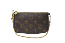Load image into Gallery viewer, LOUIS VUITTON ルイヴィトン ポーチ ミニ ポシェット アクセソワール モノグラムキャンバス M58009 ゴールド金具 美品 中古 60660