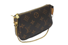 Load image into Gallery viewer, LOUIS VUITTON ルイヴィトン ポーチ ミニ ポシェット アクセソワール モノグラムキャンバス M58009 ゴールド金具 美品 中古 60660