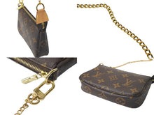 Load image into Gallery viewer, LOUIS VUITTON ルイヴィトン ポーチ ミニ ポシェット アクセソワール モノグラムキャンバス M58009 ゴールド金具 美品 中古 60660