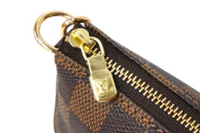 画像をギャラリービューアに読み込む, 極備品 LOUIS VUITTON ルイヴィトン ポーチ ミニ ポシェット アクセソワール ダミエキャンバス N58009 ゴールド金具 中古 60661
