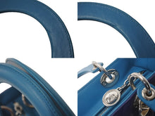 Load image into Gallery viewer, Christian Dior クリスチャンディオール ハンドバッグ 2WAY レディディオール トリコロール ラムスキン M0550PTRI 美品 中古 60666