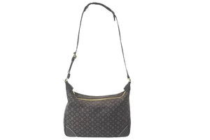LOUIS VUITTON ルイ ヴィトン ショルダーバッグ M95225 ブローニュ モノグラム ミニラン キャンバス エベヌ 美品 中古 60672
