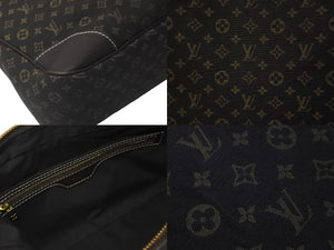 LOUIS VUITTON ルイ ヴィトン ショルダーバッグ M95225 ブローニュ モノグラム ミニラン キャンバス エベヌ 美品 中古 60672