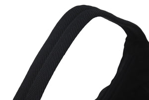 PRADA プラダ ハンドバッグ ホーボー MV515 トライアングルロゴ ブラック ナイロン シルバー金具 良品 中古 60679 