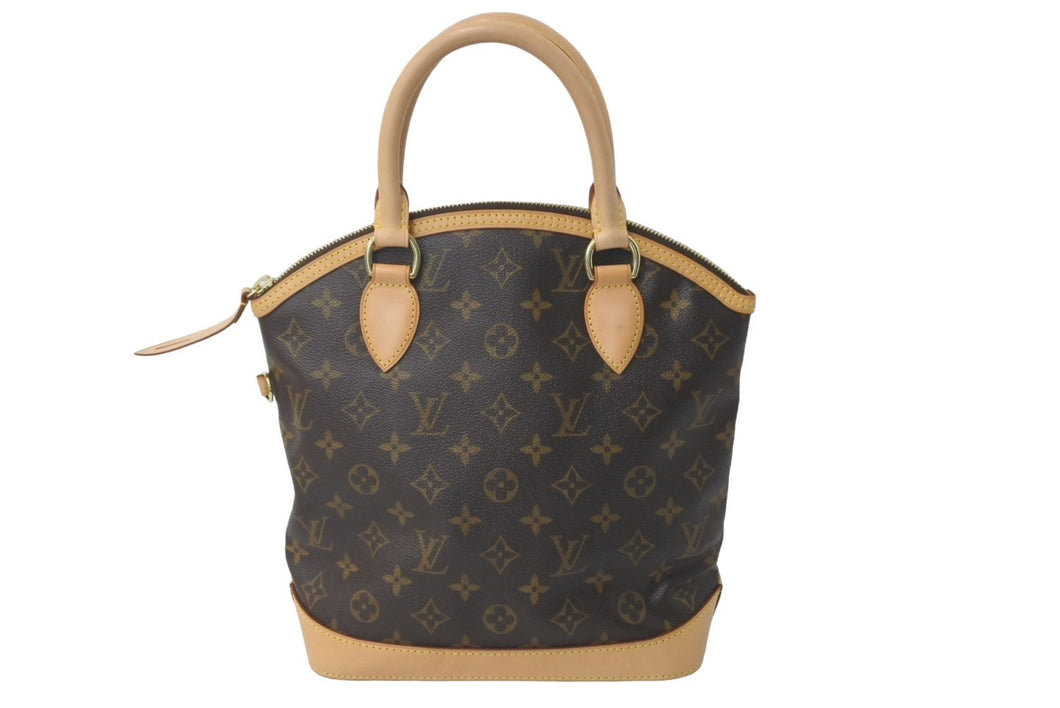 LOUIS VUITTON ルイヴィトン ロックイット ハンドバック M40102 モノグラム PVC レザー ブラウン ゴールド金具 美品 中古 60696