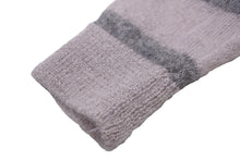 画像をギャラリービューアに読み込む, MARC JACOBS マークジェイコブス ニット セーター ボーダー モヘア ナイロン ウール ピンク グレー サイズS 美品 中古 60710