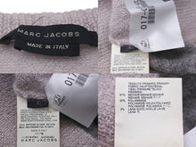 画像をギャラリービューアに読み込む, MARC JACOBS マークジェイコブス ニット セーター ボーダー モヘア ナイロン ウール ピンク グレー サイズS 美品 中古 60710