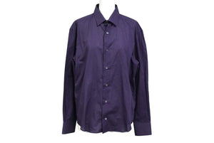 LANVIN ランバン 長袖シャツ チェック柄 マルチカラー ブルー ブラック レッド コットン サイズ39 美品 中古 60711