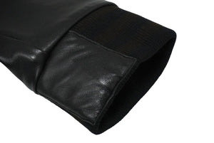極美品 Givenchy ジバンシー 長袖シャツ ウールレザー切り返しシャツ 11F 6012 142 ブラウン ブラック 中古 60721 