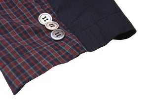 COMME des GARCONS HOMME コムデギャルソンオム 切り返しチェックジャケット HE-J130 サイズS 美品 中古 60723
