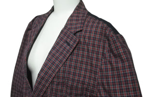 COMME des GARCONS HOMME コムデギャルソンオム 切り返しチェックジャケット HE-J130 サイズS 美品 中古 60723