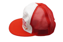 Load image into Gallery viewer, 極美品 U.S.A WELCOME WESTEM CARNIVAL メッシュ キャップ レッド 帽子 刺繍 ホワイト ナイロン 54CM 中古 60737