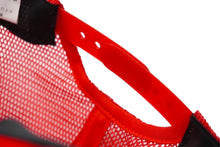 Load image into Gallery viewer, 極美品 U.S.A WELCOME WESTEM CARNIVAL メッシュ キャップ レッド 帽子 刺繍 ホワイト ナイロン 54CM 中古 60737