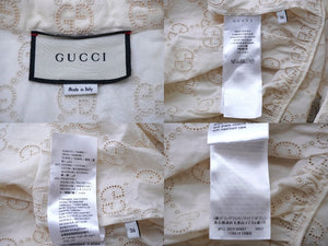GUCCI グッチ ワンピース 19AW GGイングリッシュ エンブロイ