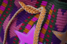 Load image into Gallery viewer, 極美品 CHROME HEARTS×Guanabana クロムハーツ×グアナバナ ショルダーバッグ ワラ レザー マルチカラー シルバー金具 中古 60756