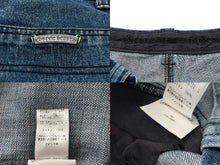 Load image into Gallery viewer, CHROME HEARTS クロムハーツ デニムカーペンターカットオフショートパンツ インディゴ シルバー925 サイズ32 美品 中古 60757