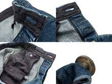 Load image into Gallery viewer, CHROME HEARTS クロムハーツ デニムカーペンターカットオフショートパンツ インディゴ シルバー925 サイズ32 美品 中古 60757