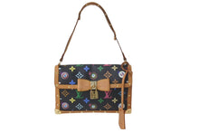 Load image into Gallery viewer, 極美品 LOUIS VUITTON ルイヴィトン ハンドバッグ アイラブモノグラム サックラバ Eye Need You ブラック マルチ M92054 中古 60758