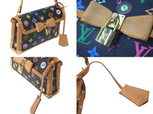 Load image into Gallery viewer, 極美品 LOUIS VUITTON ルイヴィトン ハンドバッグ アイラブモノグラム サックラバ Eye Need You ブラック マルチ M92054 中古 60758