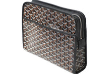 Load image into Gallery viewer, 極美品 GOYARD ゴヤール クラッチバッグ ジュバンスGM へリンボーン JOUVENGMLTY12CL12P ブラック シルバー金具 中古 60769