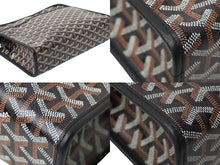 Load image into Gallery viewer, 極美品 GOYARD ゴヤール クラッチバッグ ジュバンスGM へリンボーン JOUVENGMLTY12CL12P ブラック シルバー金具 中古 60769