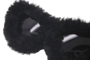 BALENCIAGA バレンシアガ サングラス 21AW コレクションピース ファーサングラス BBロゴ ブラック 美品 中古 60776