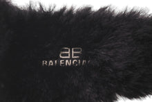 Load image into Gallery viewer, BALENCIAGA バレンシアガ サングラス 21AW コレクションピース ファーサングラス BBロゴ ブラック 美品 中古 60776