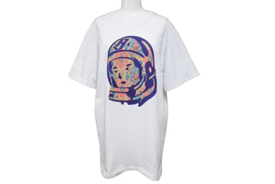 BILLIONAIRE BOYS CLUB ビリオネアボーイズクラブ BB HELMET 半袖Ｔシャツ サイズM コットン ホワイト 801-6202 美品 中古 60778