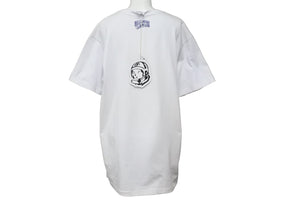 BILLIONAIRE BOYS CLUB ビリオネアボーイズクラブ BB HELMET 半袖Ｔシャツ サイズM コットン ホワイト 801-6202 美品 中古 60778