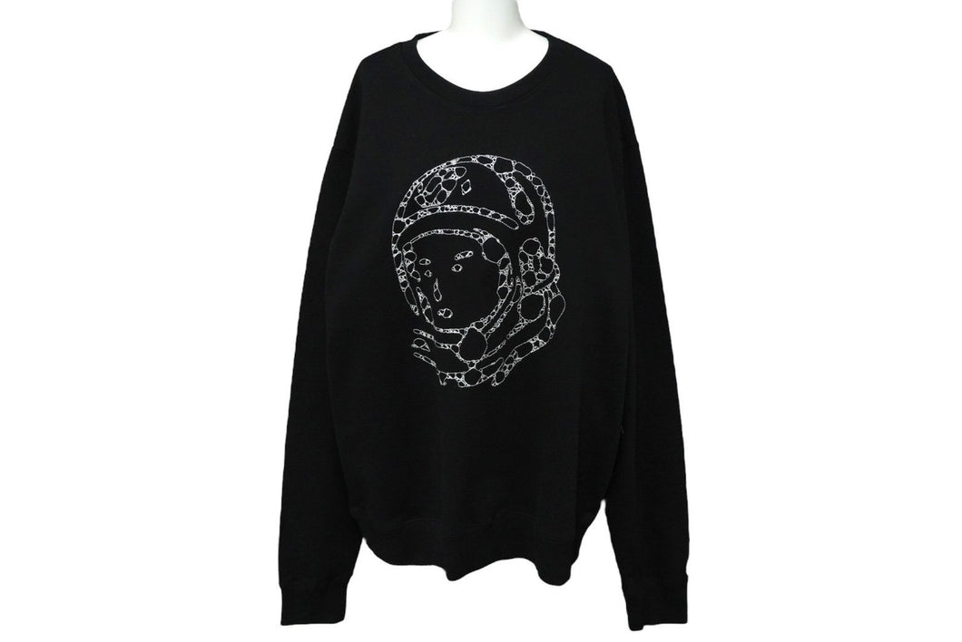 正規品 BILLIONAIRE BOYS CLUB ビリオネアボーイズクラブ スウェット サイズXL 刺繍 ブラック コットン 821-7306 中古 60780