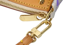 Load image into Gallery viewer, 新品同様 LOUIS VUITTON ルイヴィトン 村上隆 ホワイト ポシェットアクセソワール マルチカラー M92649 中古 60782
