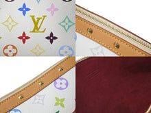 Load image into Gallery viewer, 新品同様 LOUIS VUITTON ルイヴィトン 村上隆 ホワイト ポシェットアクセソワール マルチカラー M92649 中古 60782
