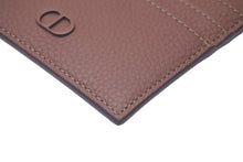 画像をギャラリービューアに読み込む, 新品未使用 Dior ディオール カードホルダー カードケース グレインカーフレザー ブラウン ベージュ 2ESCH135CDI 中古 60790