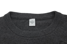Load image into Gallery viewer, 極美品 Berluti ベルルッティ セーター クルーネック 刺繍ロゴ サイズL カシミヤ グレー R23KRL203-YWBO 中古 60791