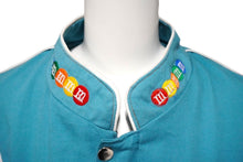 Load image into Gallery viewer, JH Design ジェイエイチデザイン M&amp;M&#39;sレーシングジャケット ワッペン Lサイズ ブルー 美品 中古 60794
