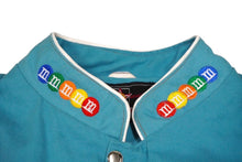 Load image into Gallery viewer, JH Design ジェイエイチデザイン M&amp;M&#39;sレーシングジャケット ワッペン Lサイズ ブルー 美品 中古 60794