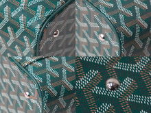 画像をギャラリービューアに読み込む, 新品同様品 GOYARD ゴヤール 2WAY ショルダー ミューズ ヴァニティケース グリーン ゴヤールディンキャンバス シルバー金具 中古 60803