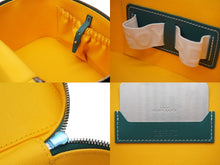 画像をギャラリービューアに読み込む, 新品同様品 GOYARD ゴヤール 2WAY ショルダー ミューズ ヴァニティケース グリーン ゴヤールディンキャンバス シルバー金具 中古 60803